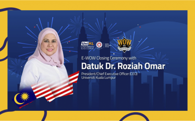 Welcoming & Orientation Week with UniKL’s new president/CEO Datuk Dr. Roziah Omar