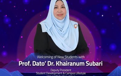 Welcoming New Students with Prof.Dato’ Dr.Khairanum Subari