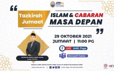 Tazkirah Jumaat : ISLAM & CABARAN MASA DEPAN