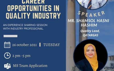Post Pandemic Career Opportunities in Quality Industry.