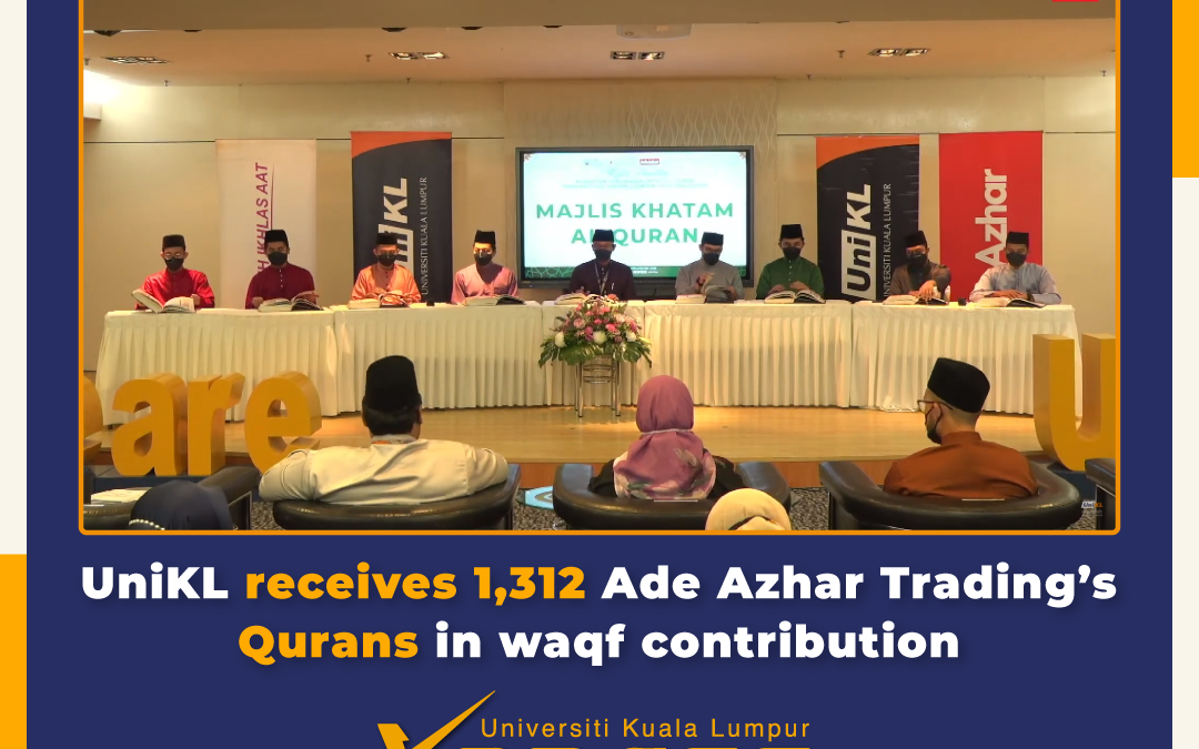 UNIKL RECEIVES 1,312 ADE AZHAR TRADING’S QURANS IN WAQF CONTRIBUTION
