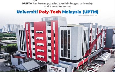 Heartiest congratulations to Universiti Poly-Tech Malaysia (UPTM)