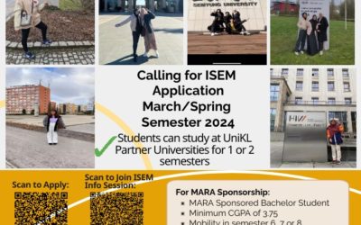 ISEM March/ Spring 2024 Call For Application & ISEM Info Session